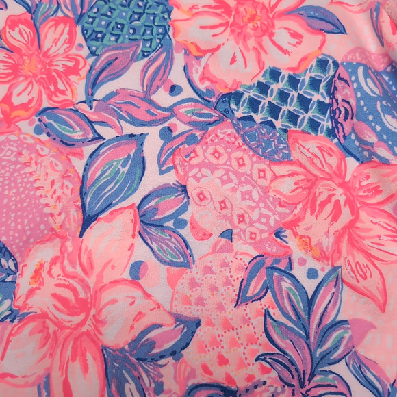 Lilly Pulitzer Jansen Sweatshirt Womens XL Pink Isle Snappy Turtle NEW NWT $108 - Picture 5 of 13